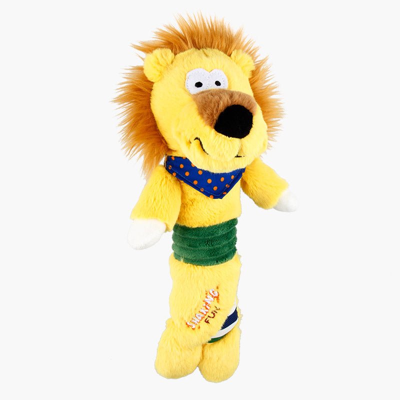 Gigwi Pet Shaking Fun Plush Dog Toy - Lion - CreatureLand