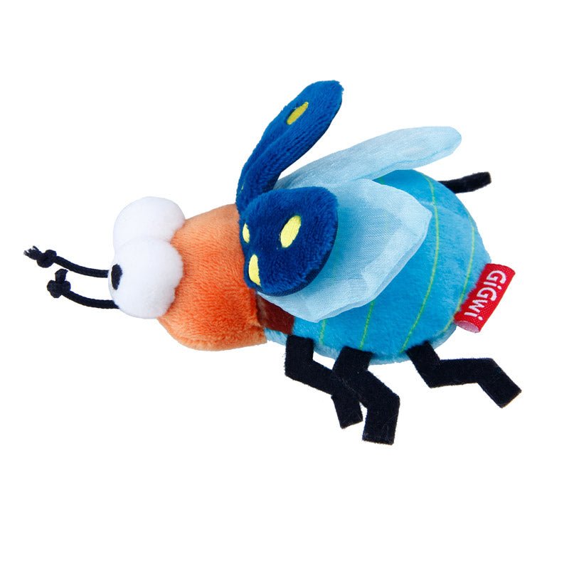 Gigwi Pet Shining Friendz Motion Activated Catnip Plush Cat Toy - Firefly - CreatureLand