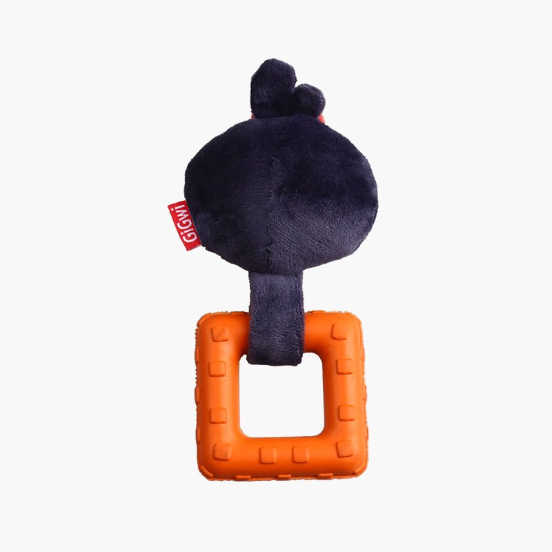 Gigwi Pet Suppa Puppa TPR Ring Plush Dog Toy - Penguin - CreatureLand