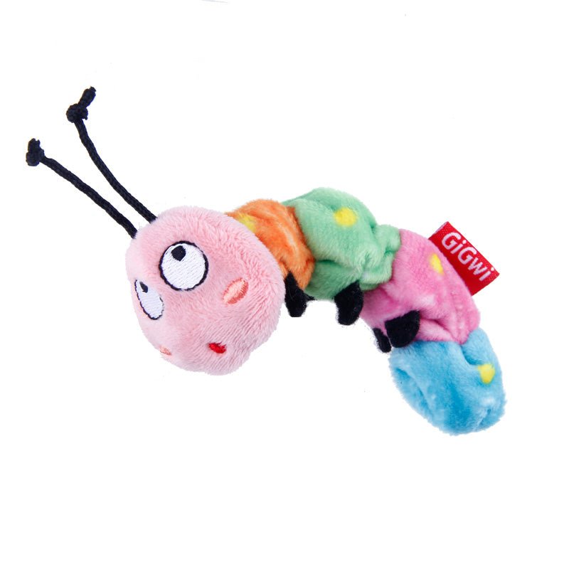 Gigwi Pet Thirst Catnip Plush Cat Toy - Caterpillar - CreatureLand