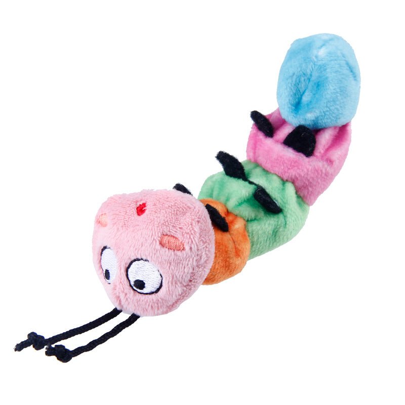 Gigwi Pet Thirst Catnip Plush Cat Toy - Caterpillar - CreatureLand