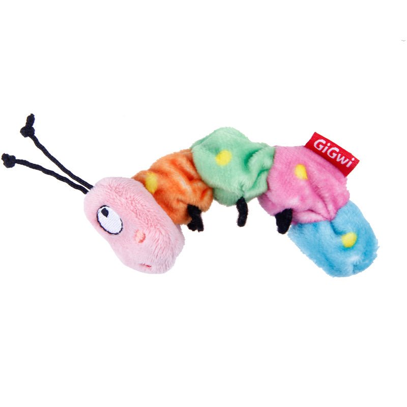 Gigwi Pet Thirst Catnip Plush Cat Toy - Caterpillar - CreatureLand