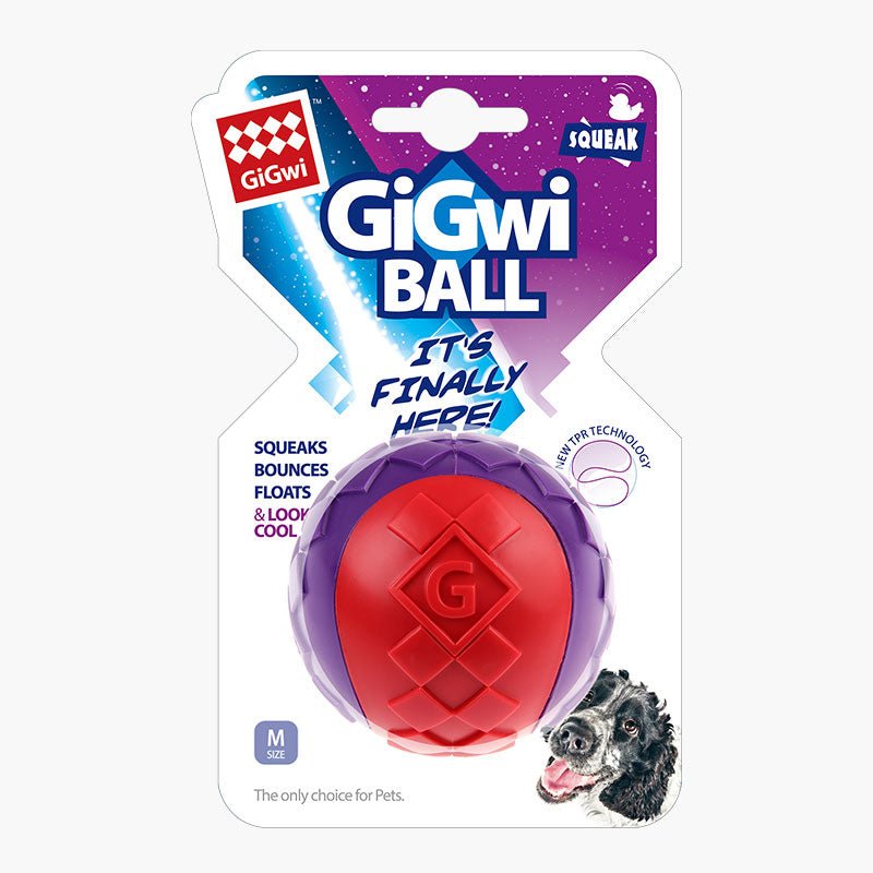 Gigwi Pet TPR Ball Dog Toy ( 3 Sizes and Colours ) - CreatureLand