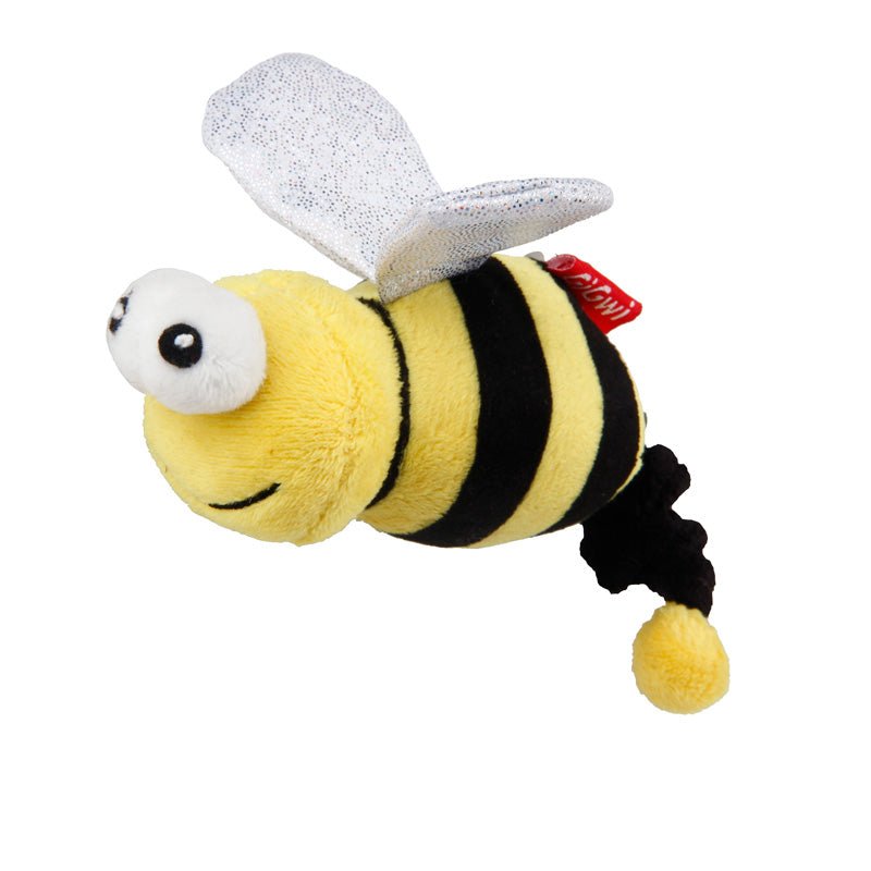 Gigwi Pet Vibrating Running Catnip Plush Cat Toy - Bee - CreatureLand