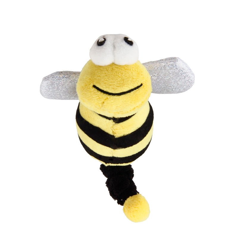 Gigwi Pet Vibrating Running Catnip Plush Cat Toy - Bee - CreatureLand