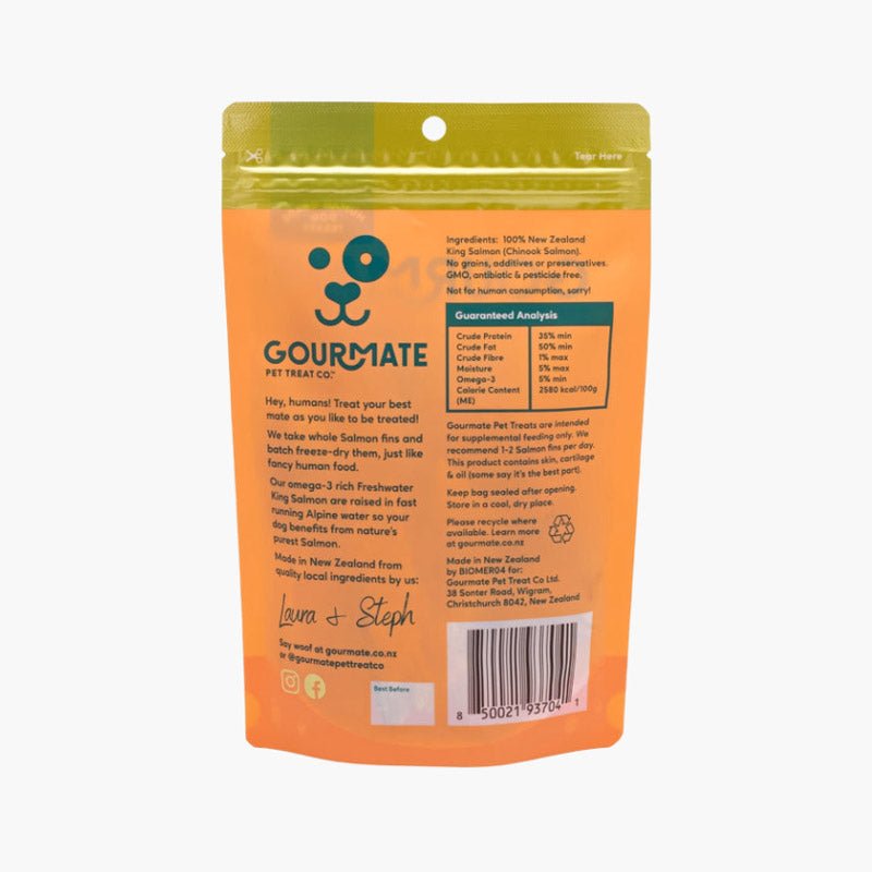 Gourmate Pet Treat Co. Freeze Dried Alpine King Salmon Dog Treats (100g) - CreatureLand