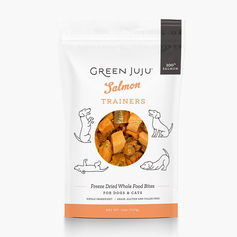 Green Juju Salmon Trainers Freeze Dried Treats - CreatureLand