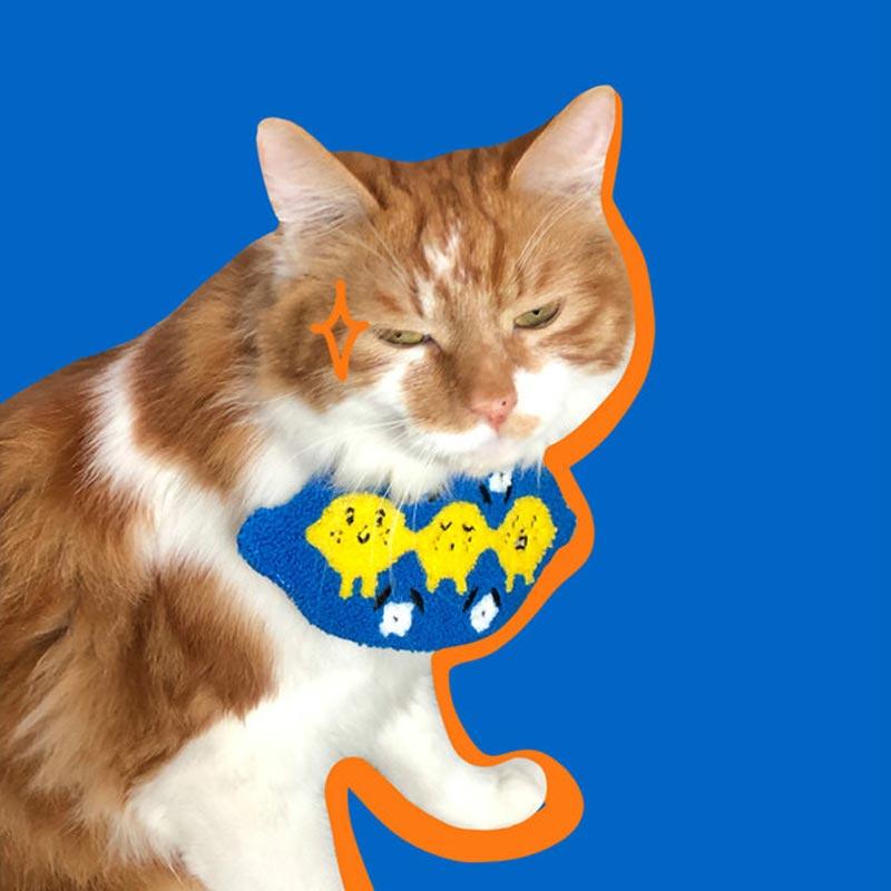Gulu Lemon Triplet Pet Bib - CreatureLand