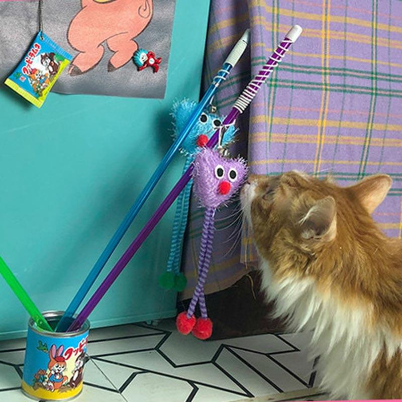 Gulu Too Cool Monster Cat Teaser (3 Colours) - CreatureLand