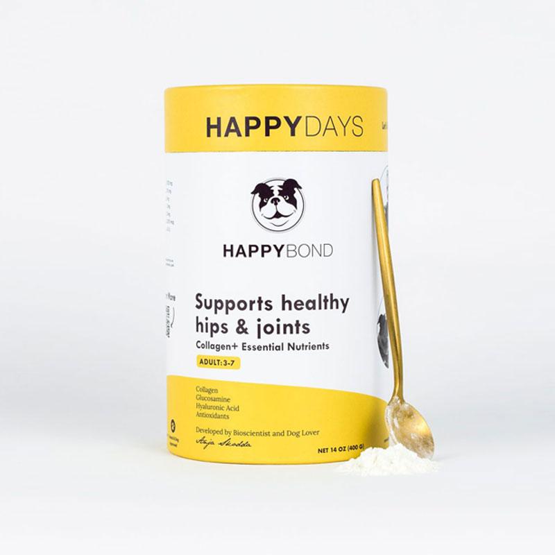 HAPPYBOND [Pre-Order] Happy Days Collagen Joint Supplement For Adult Dogs - 400g - CreatureLand