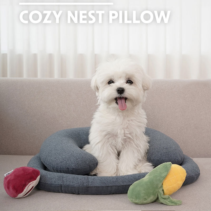 Howlpot Cozy Nest Pillow - Classic Blue - CreatureLand