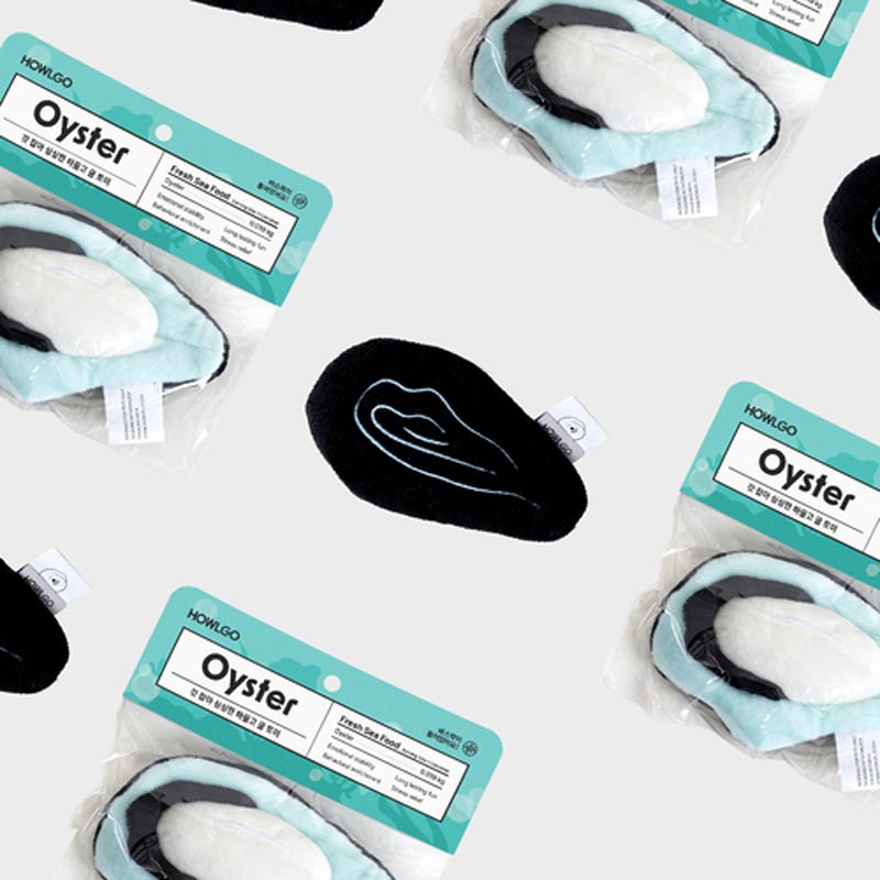 Howlpot HOWLGO Oyster Crinkle Dog Toy - CreatureLand