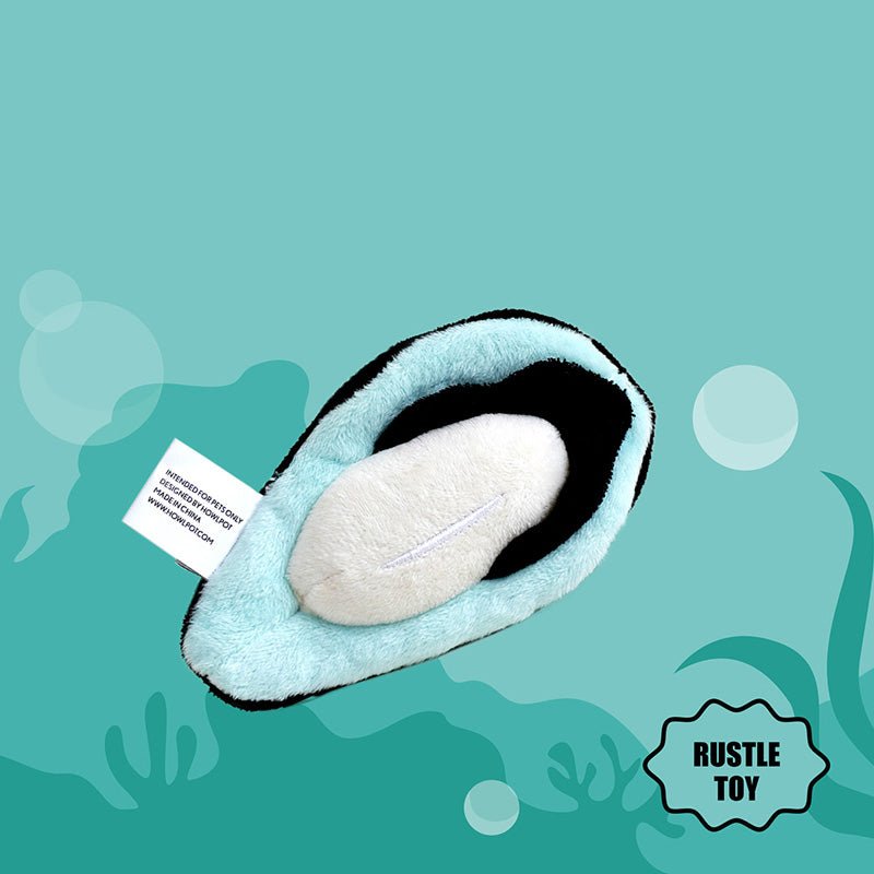 Howlpot HOWLGO Oyster Crinkle Dog Toy - CreatureLand