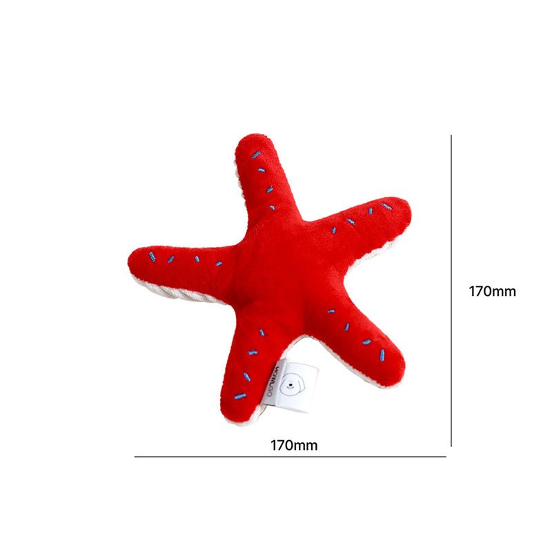 Howlpot HOWLGO Starfish Crinkle Dog Toy - CreatureLand