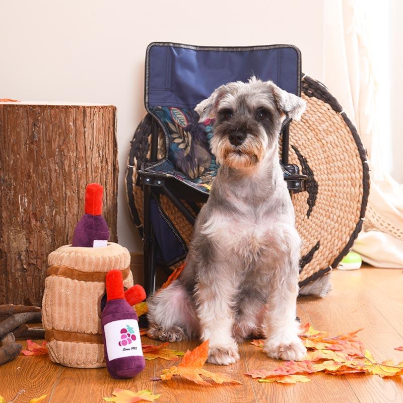 HugSmart Autumn Tailz – Wine Barrel Puzzle Hunting Toy - CreatureLand