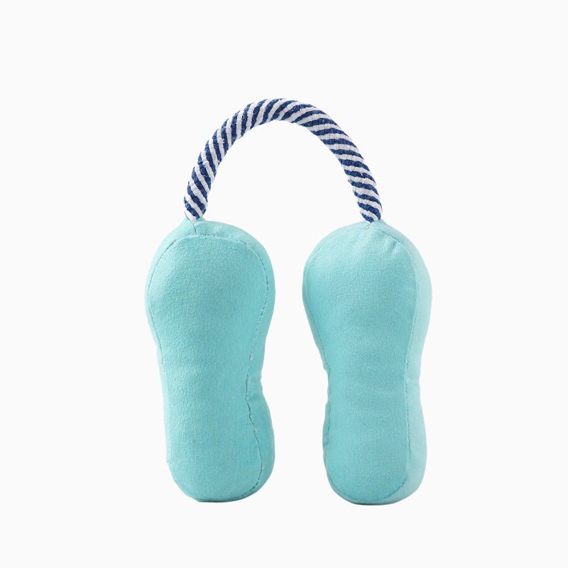 HugSmart Beach Daze - Slippers Dog Toy - CreatureLand