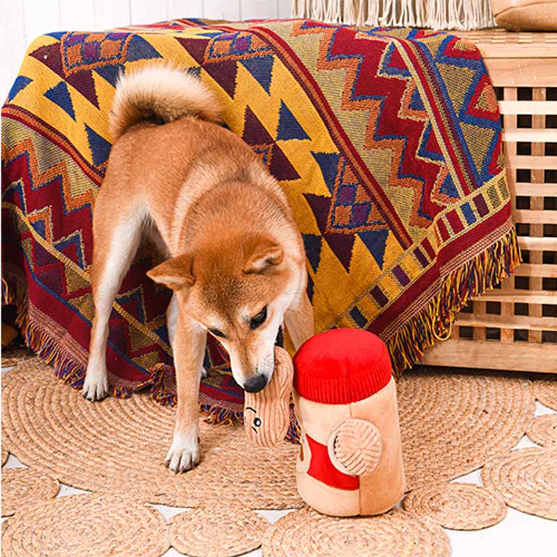 HugSmart Food Party - Peanut Butter Jar Puzzle Hunting Toy - CreatureLand