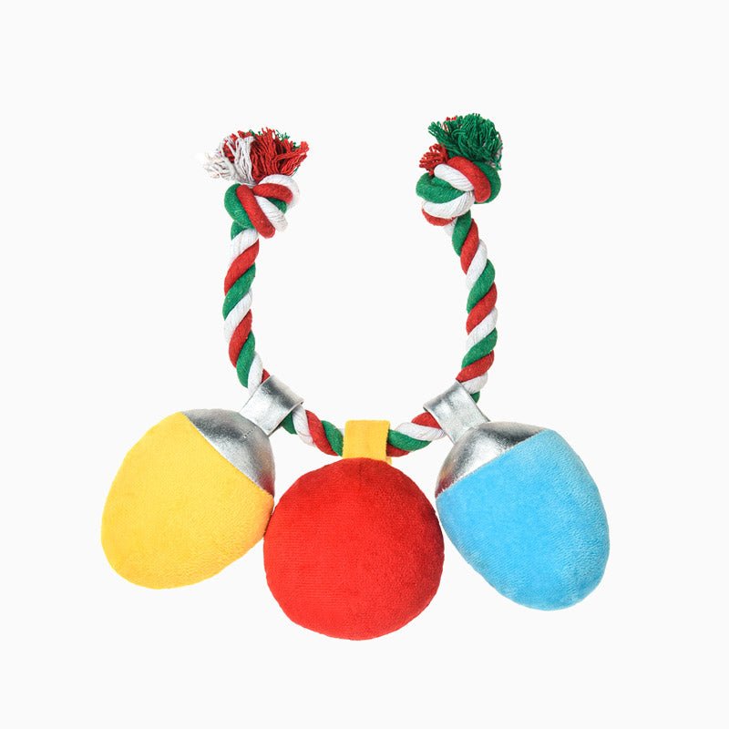 HugSmart Happy Woofmas — Christmas Light Dog Toy - CreatureLand