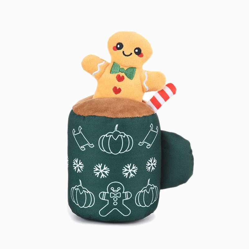 HugSmart Happy Woofmas – Gingerbread Latte Puzzle Hunting Toy - CreatureLand