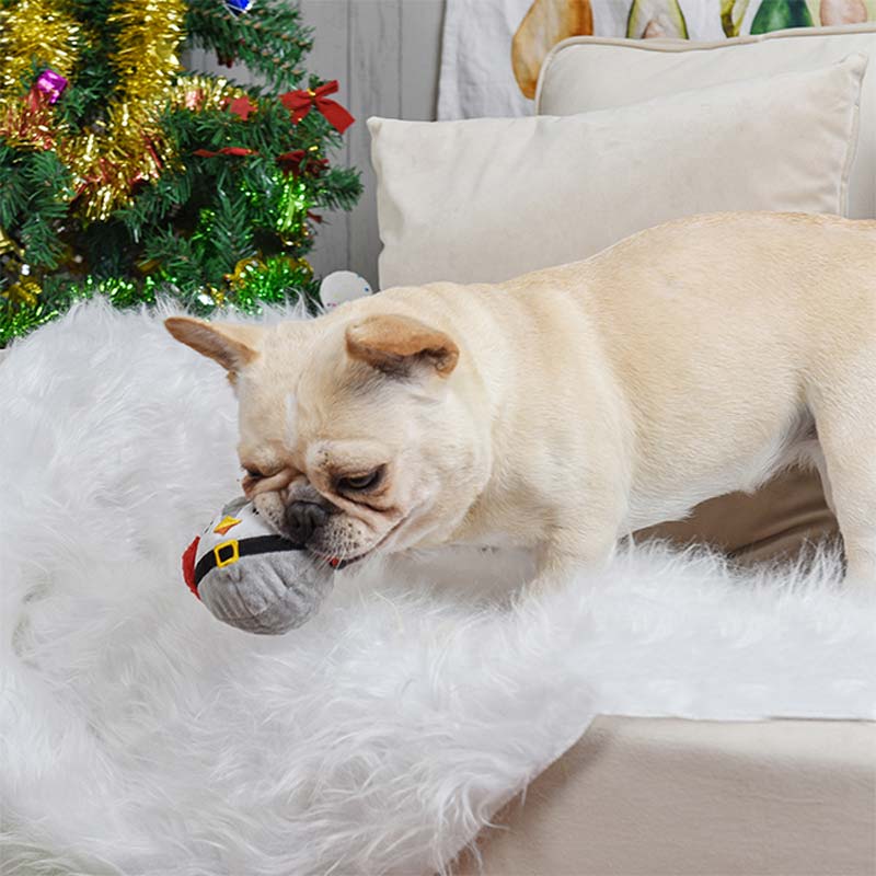 HugSmart Happy Woofmas – Penguin Squeaker Toy - CreatureLand