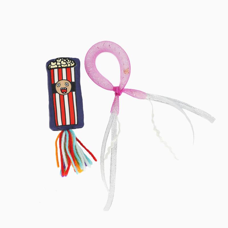 HugSmart Kitten Party Meow Buddies Catnip Toy - Popcorn - CreatureLand