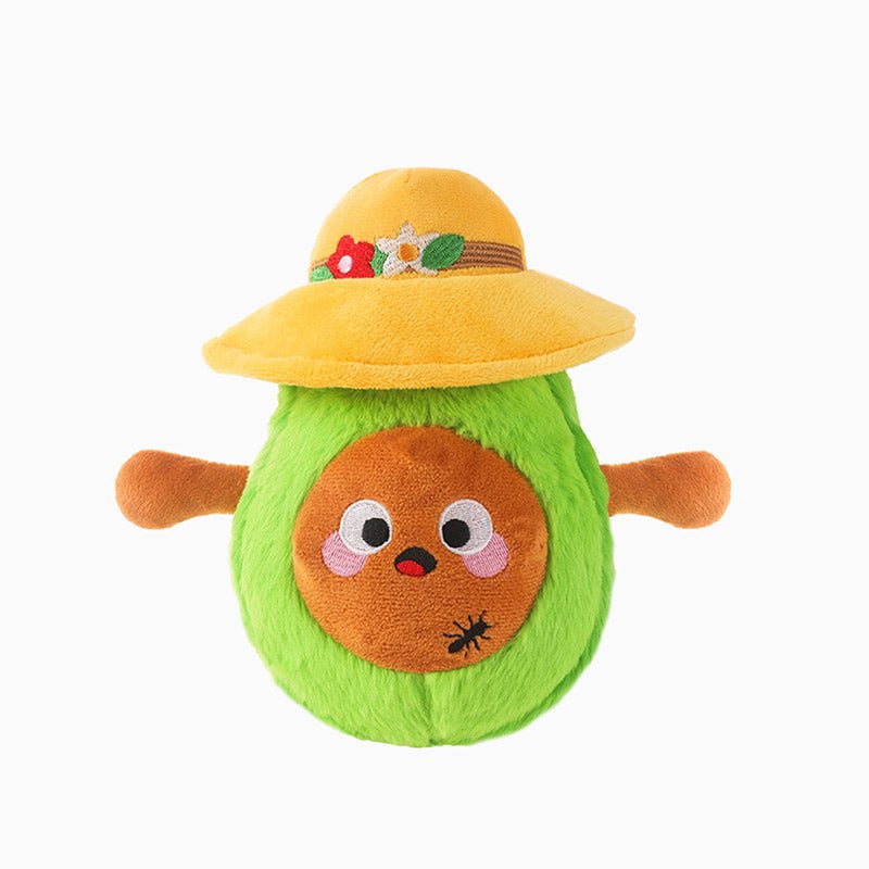 HugSmart Picnic Time – Picnic Avocado Squeaker Toy - CreatureLand