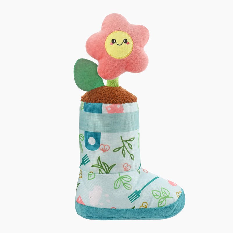 HugSmart Puppy Garden – Rain Boot Squeaker Dog Toy - CreatureLand