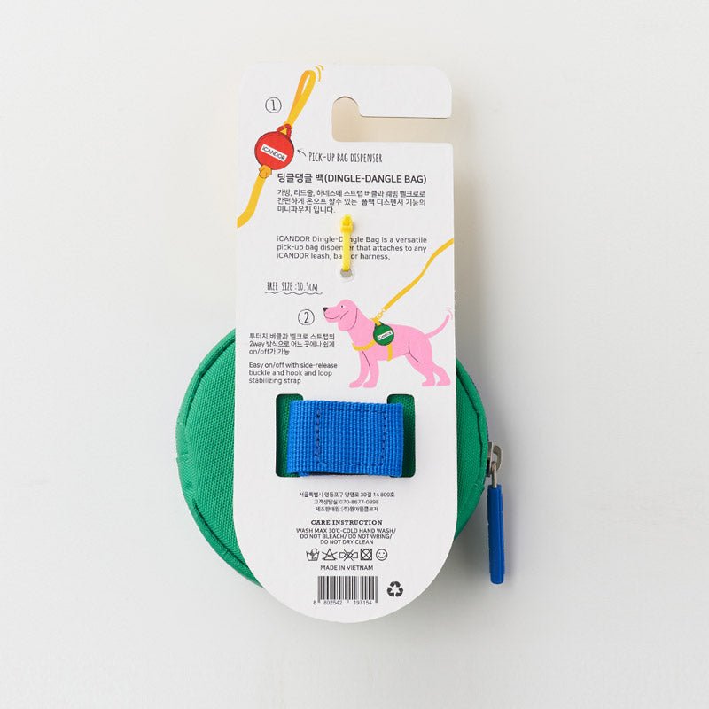 iCandor Dingle Dangle Poop Bag Carrier - Forest - CreatureLand