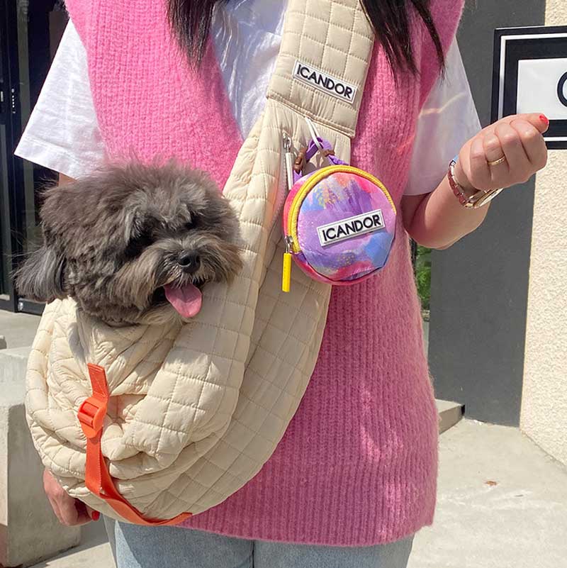 iCandor Dumpling Bag - Cream Beige - CreatureLand