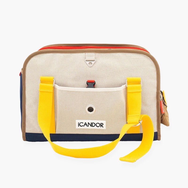 iCandor iBag Pet Carrier - Sassy Cream (2 Sizes) - CreatureLand