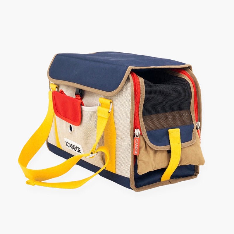 iCandor iBag Pet Carrier - Sassy Cream (2 Sizes) - CreatureLand