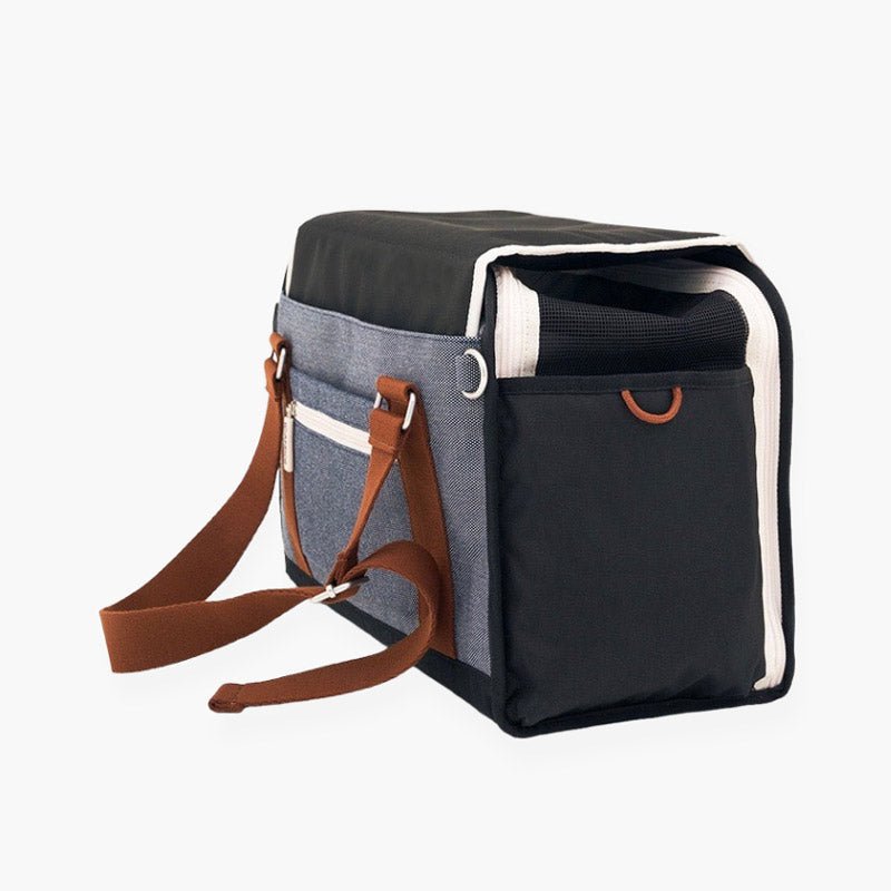 iCandor iBag Pet Carrier - Shy Navy (2 Sizes) - CreatureLand