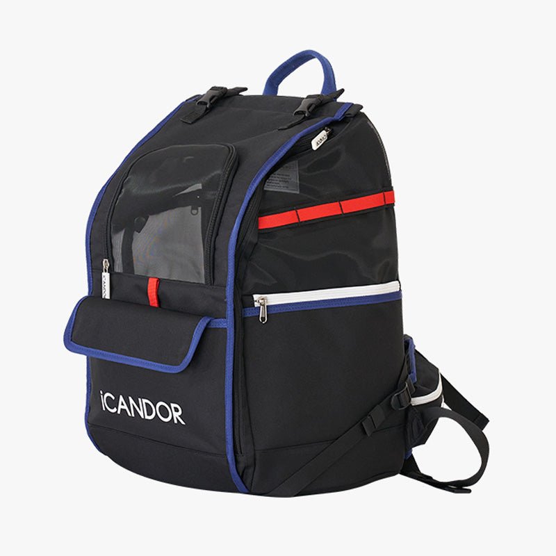 iCandor Jige pet backpack - Dynamic Black (2 Sizes) - CreatureLand