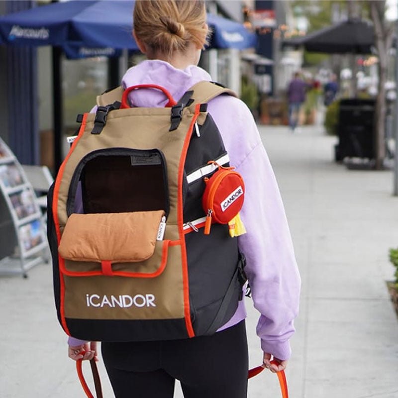 iCandor Jige pet backpack - Vivid Khaki (2 Sizes) - CreatureLand