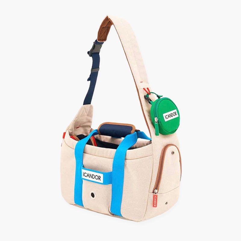 iCandor - Peek-a-boo Pet Carrier - Melting Cream (2 Sizes 