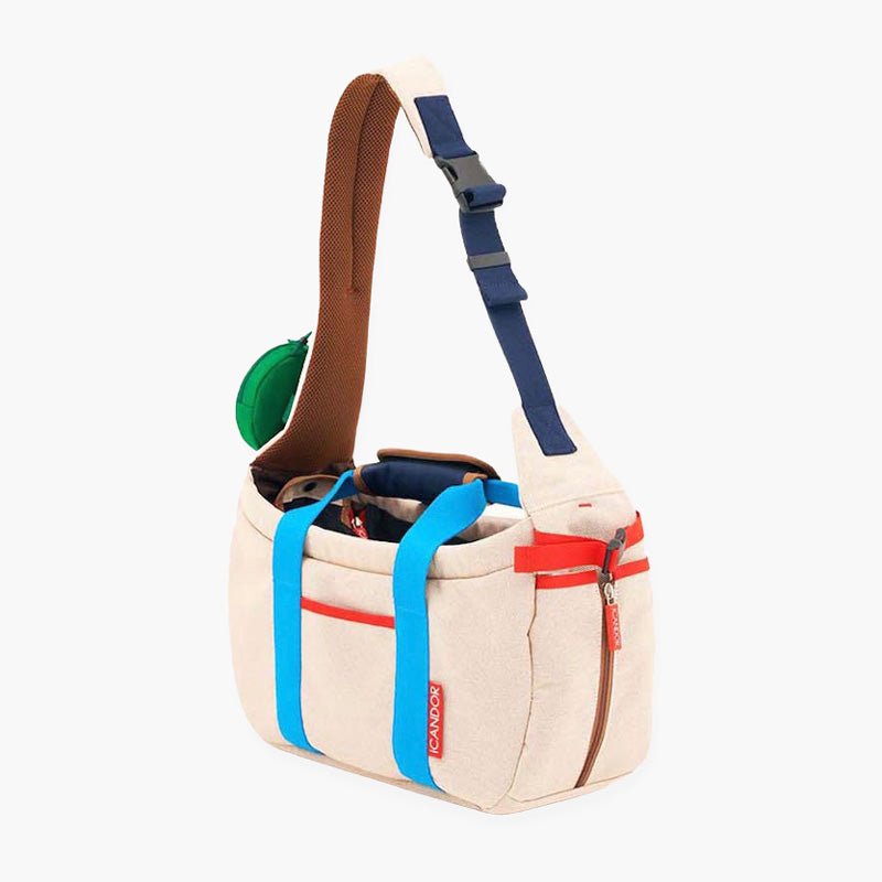 iCandor Peek-a-boo Pet Carrier - Melting Cream (2 Sizes) - CreatureLand