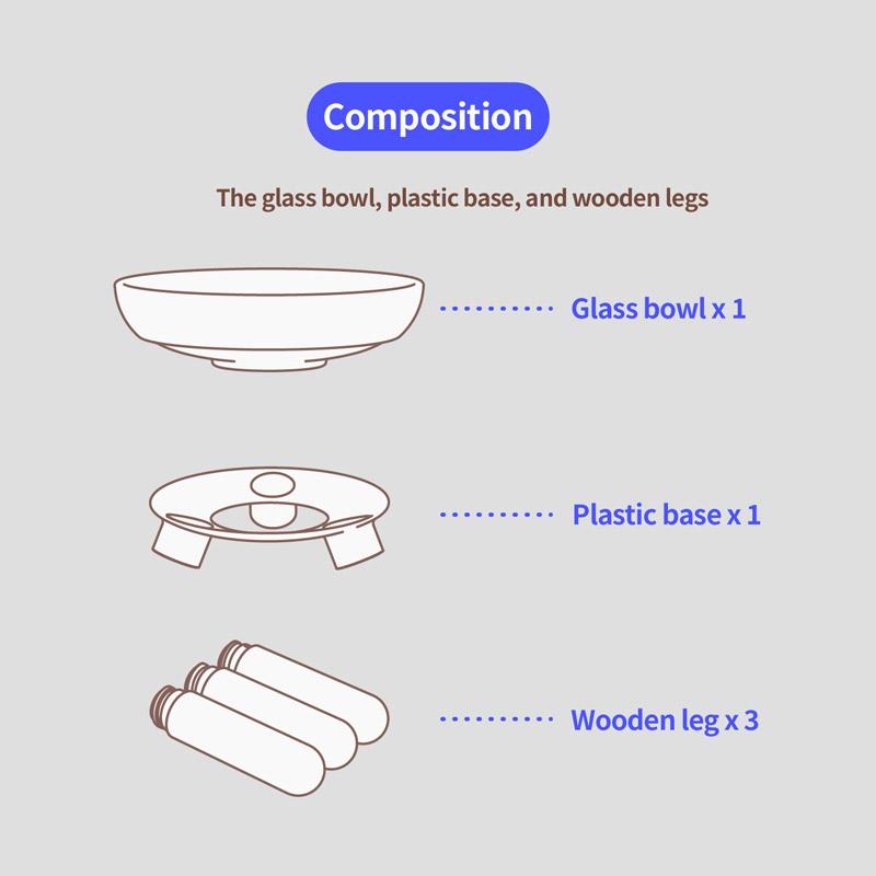 Inherent Oreo Glass Beech Wood - Short - CreatureLand