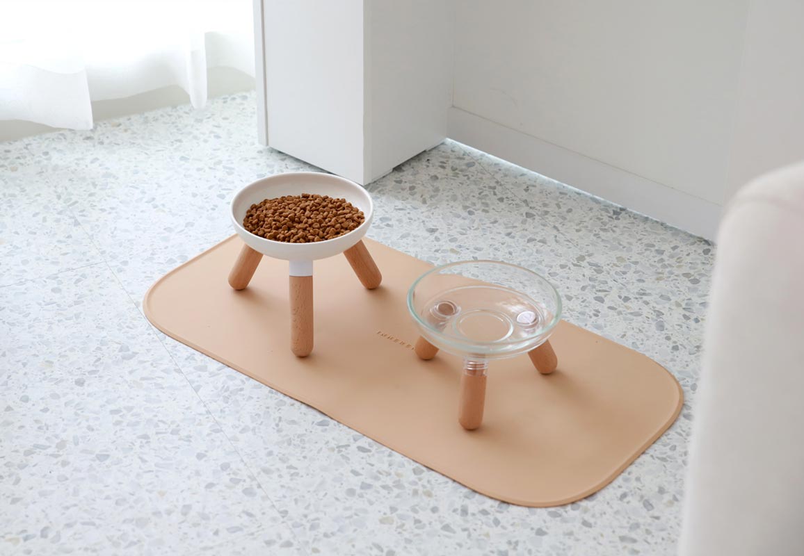 Inherent Oreo Mat 2 - Wood Beige (2 Sizes) - CreatureLand