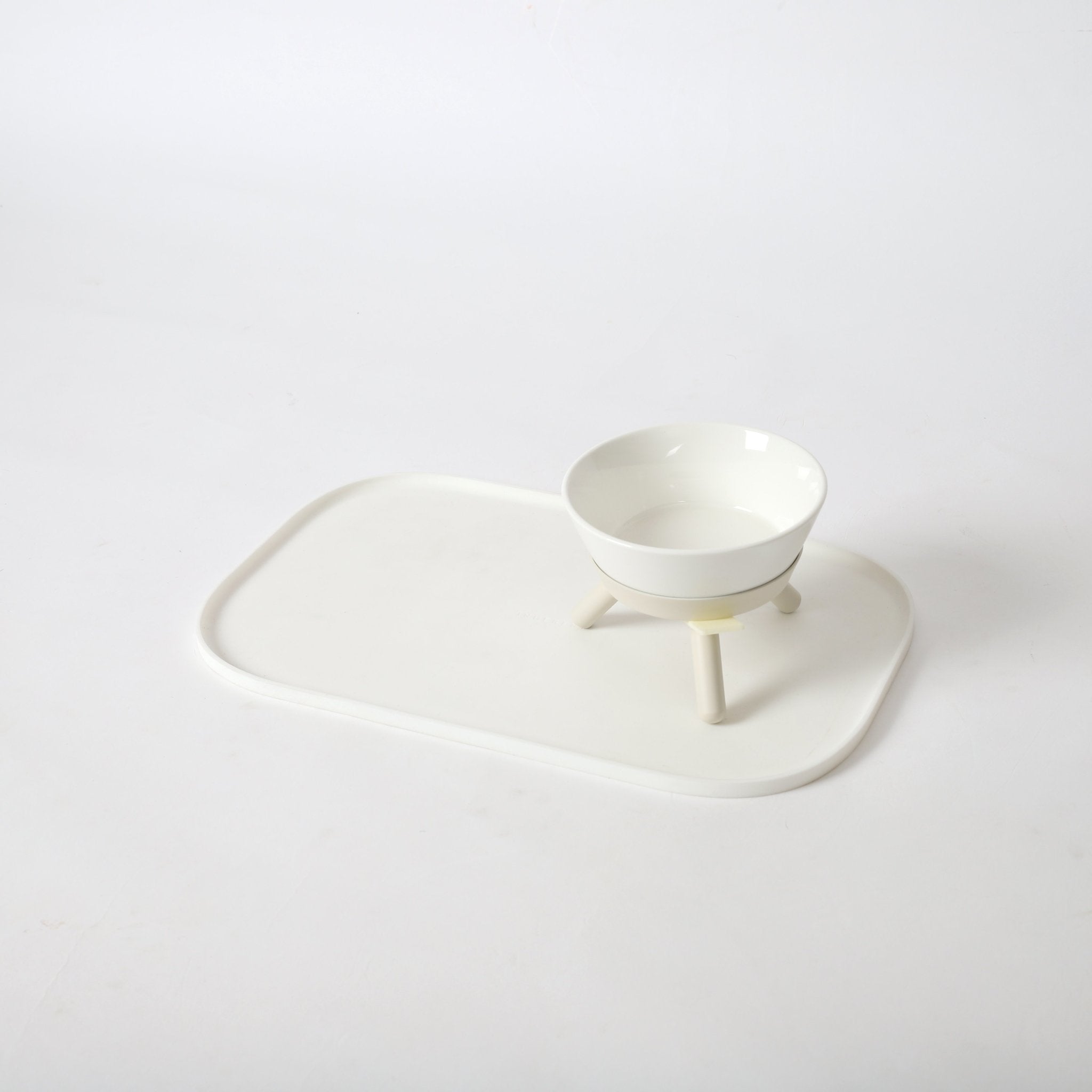 Inherent Oreo Medium Bowl - White - CreatureLand
