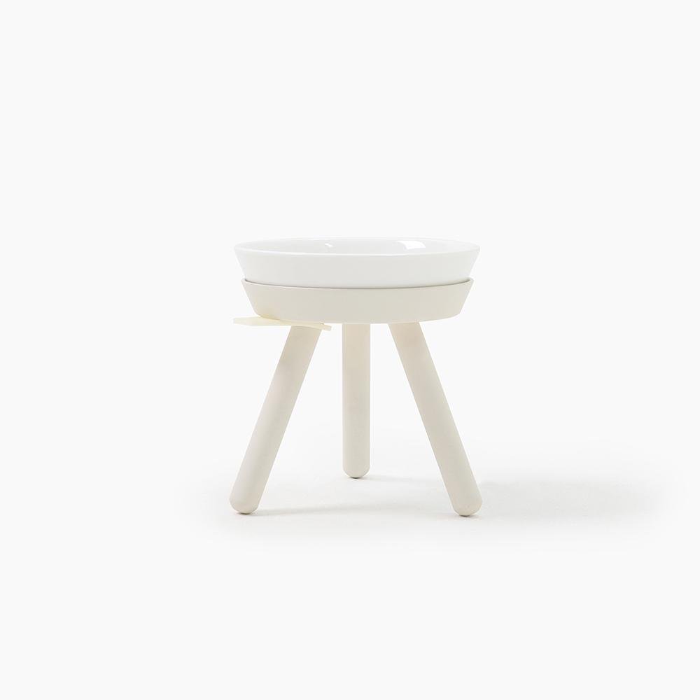 Inherent Oreo Table White - Tall Small - CreatureLand