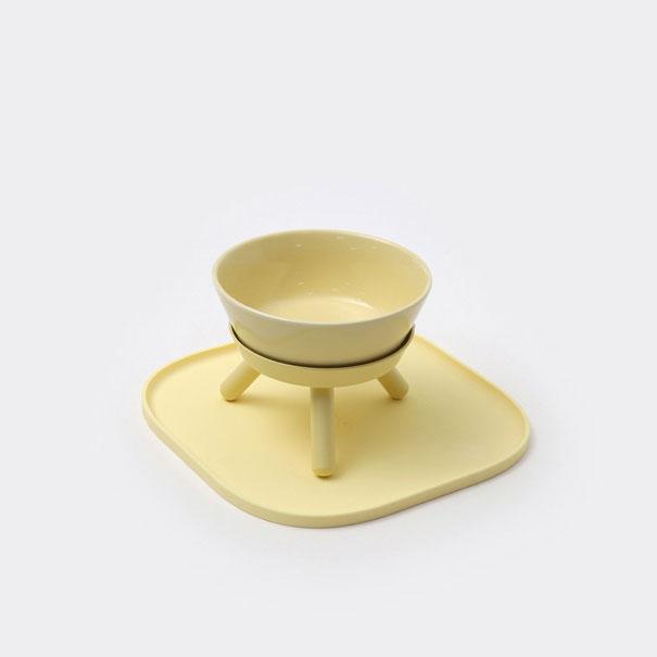 Inherent Square Oreo Mat - Lemon - CreatureLand