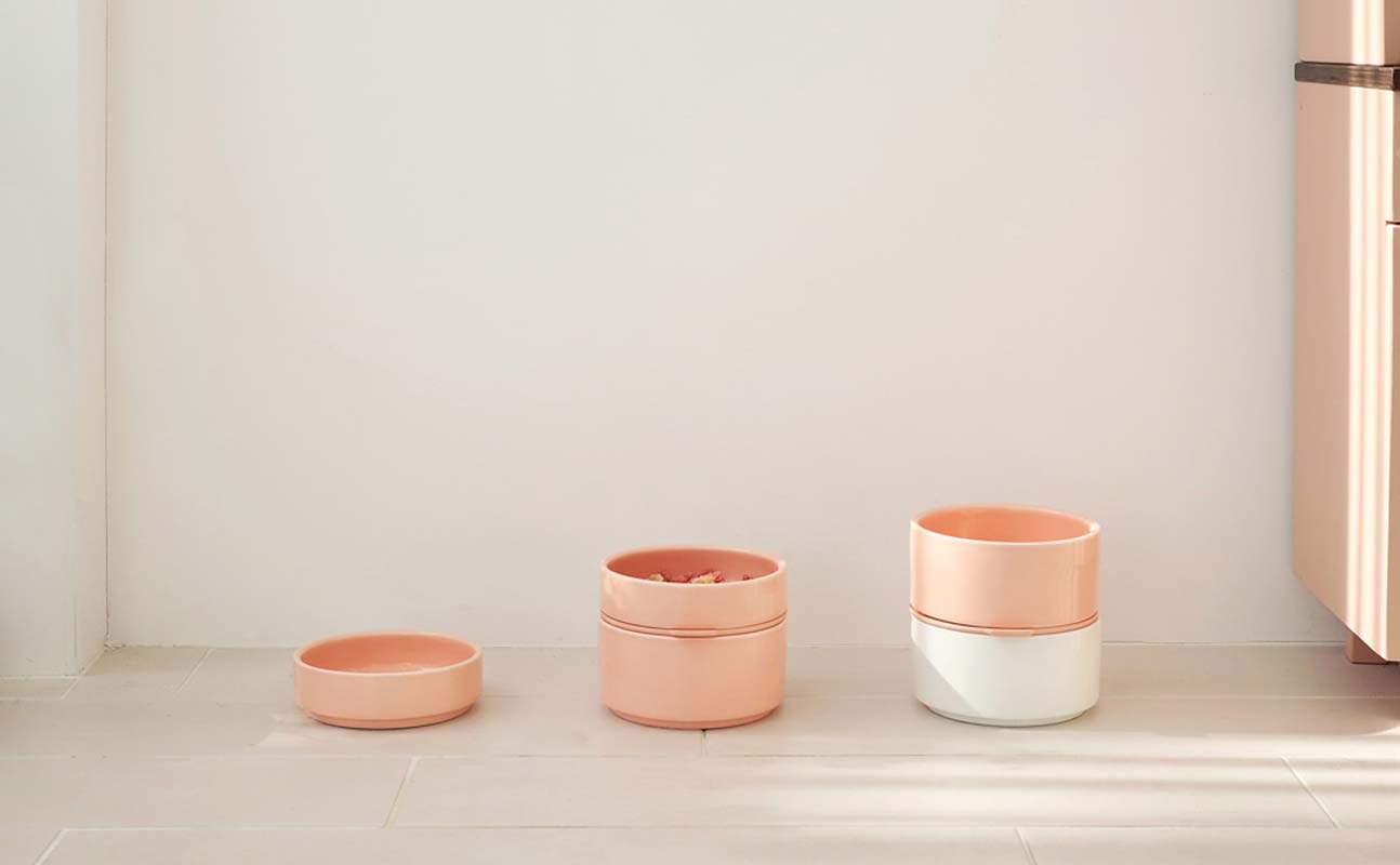 Inherent Stackable Pudding Bowl - Pink - CreatureLand