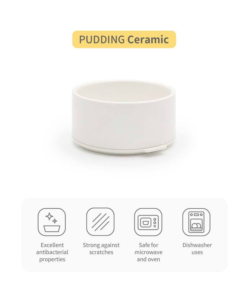 Inherent Stackable Pudding Bowl - White - CreatureLand