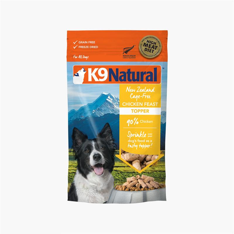 K9 Natural Chicken Feast Freeze Dried Topper (100g) - CreatureLand