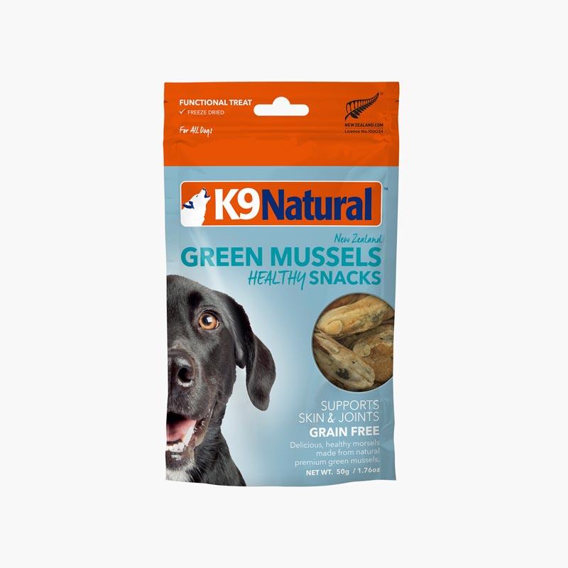 K9 Natural Freeze Dried Green Mussels Healthy Bites (50g) - CreatureLand