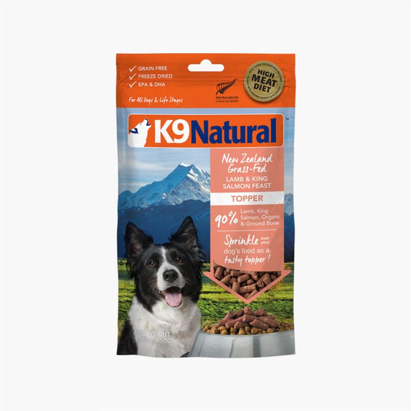 K9 Natural Lamb & Salmon Feast Freeze Dried Topper (100g) - CreatureLand