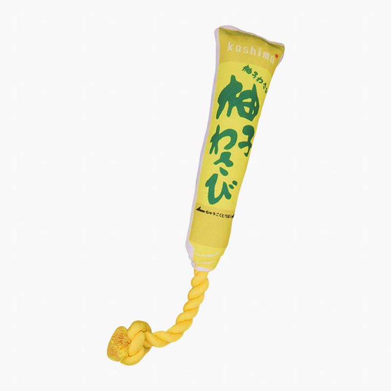 Kashima Japanese Sauce Dog Toy | Wasabi, Yuzu & Shio - CreatureLand