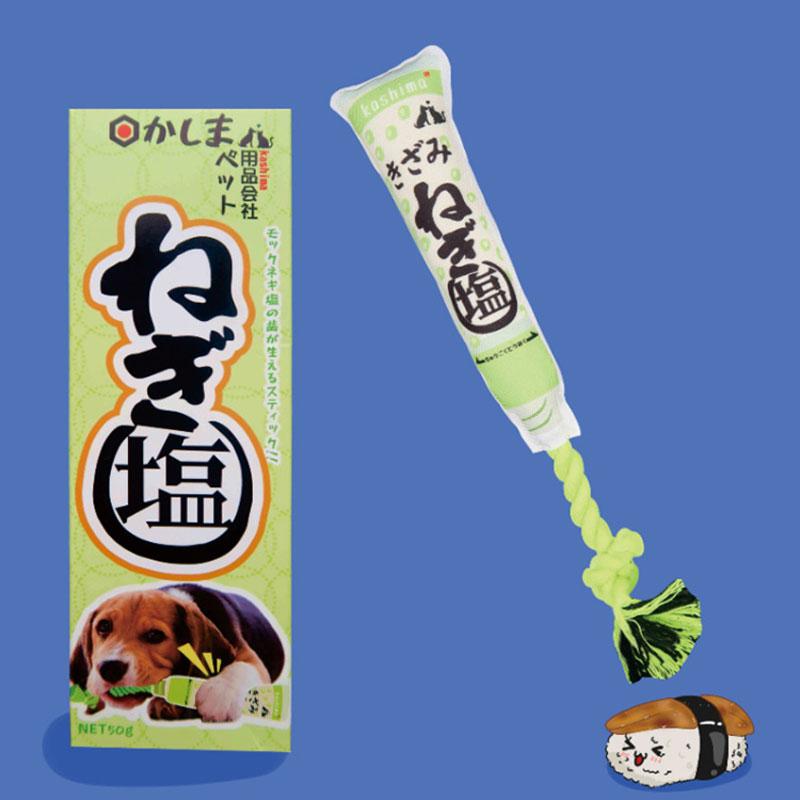 Kashima Japanese Sauce Dog Toy | Wasabi, Yuzu & Shio - CreatureLand