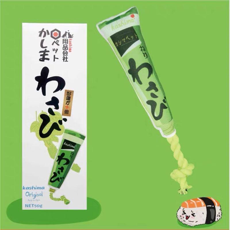 Kashima Japanese Sauce Dog Toy | Wasabi, Yuzu & Shio - CreatureLand