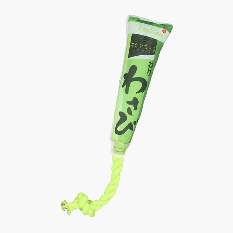 Kashima Japanese Sauce Dog Toy | Wasabi, Yuzu & Shio - CreatureLand